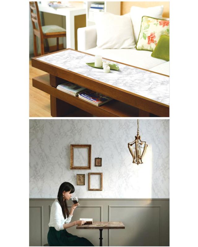 リメイクシート 大理石 壁紙 シール はがせる壁紙 のり付き 北欧 クロス 補修 防水