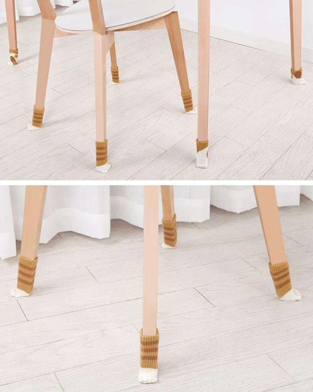 イス脚カバー 4個 椅子脚カバー チェアソックス 脱げにくい