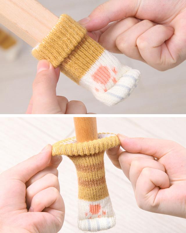 イス脚カバー 4個 椅子脚カバー チェアソックス 脱げにくい