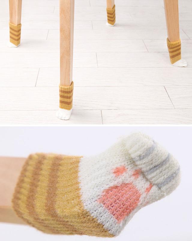 イス脚カバー 4個 椅子脚カバー チェアソックス 脱げにくい