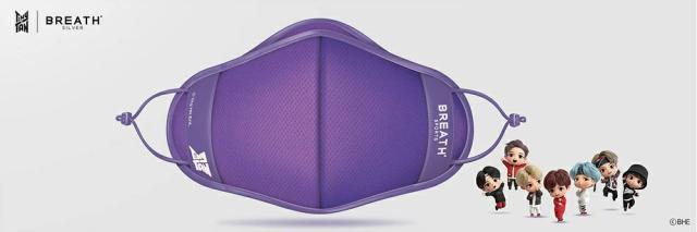 TinyTANｘBREATH SLIVER BTS スポーツプロマスク BTSマスク 韓国マスク