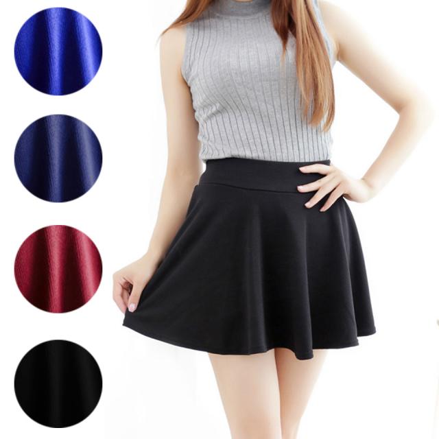 フレアスカート ミニスカート フレアミニスカート ウエスト ゴム ミニ スカート コスプレ 仮装 衣装 ひざ丈 膝丈