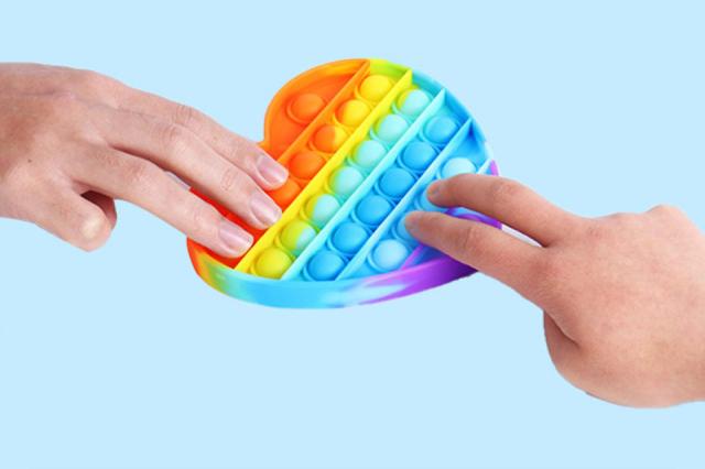 プッシュポップ ポップイット ストレス解消グッズ プッシュ ポップ バブル プッシュポップバブル