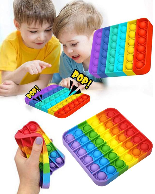 プッシュポップ ポップイット ストレス解消グッズ プッシュ ポップ バブル プッシュポップバブル
