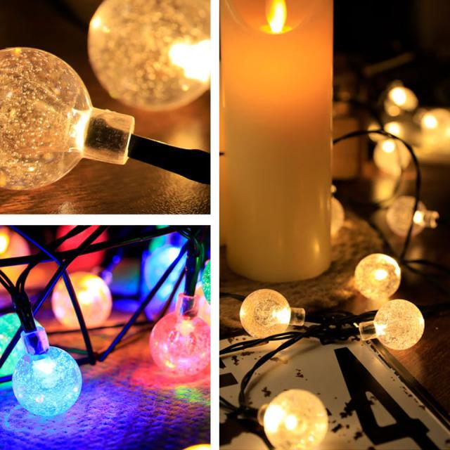 イルミネーション 屋外 ソーラー イルミネーションライト LED ジュエリーライト ledイルミネーションライト バブルライト