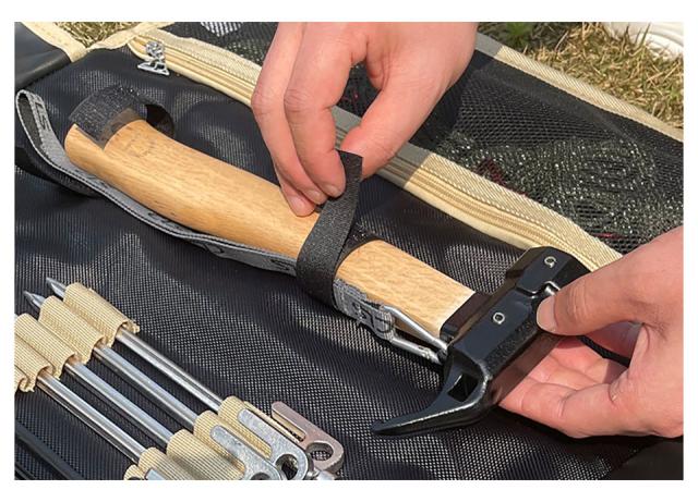 ペグケース ペグ 収納 ケース ハンマーケース ペグ収納バッグ 収納ケース バッグ ペグハンマーケース