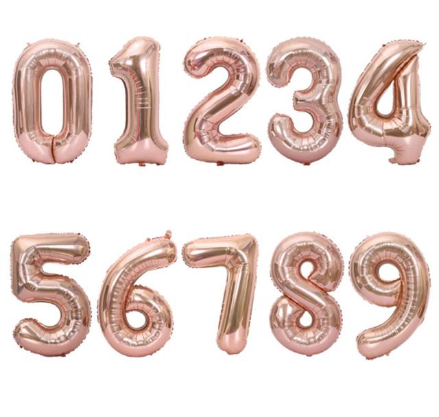 風船 数字 飾り付け 誕生日