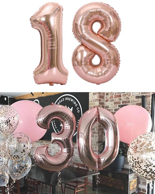 風船 数字 飾り付け 誕生日