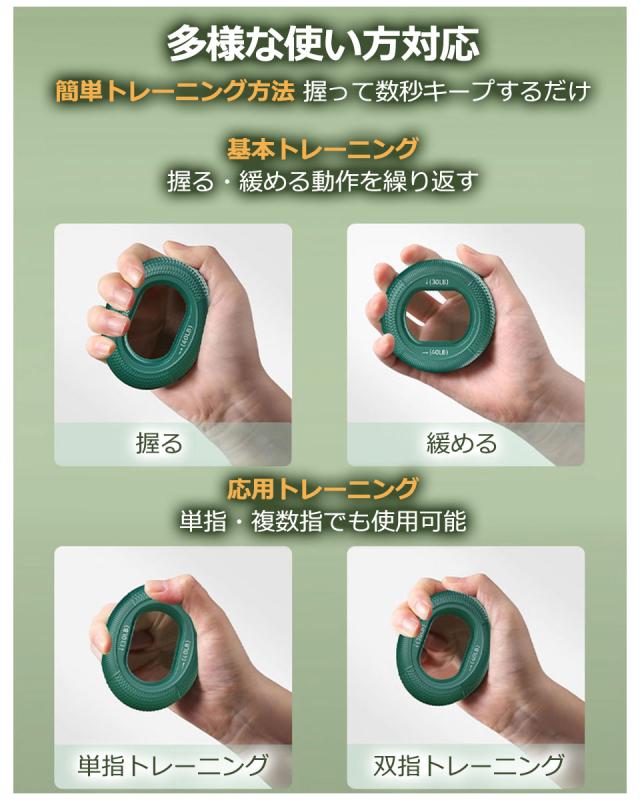 ハンドグリップ 握力 トレーニング 握力グリップ ハンドグリッパー 筋トレ 握力トレーニング 器具