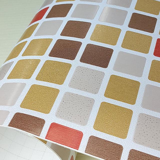 キッチン 壁紙 タイル のり付き タイル柄 壁紙 シール はがせる壁紙 リメイクシート 北欧 クロス 補修 防水