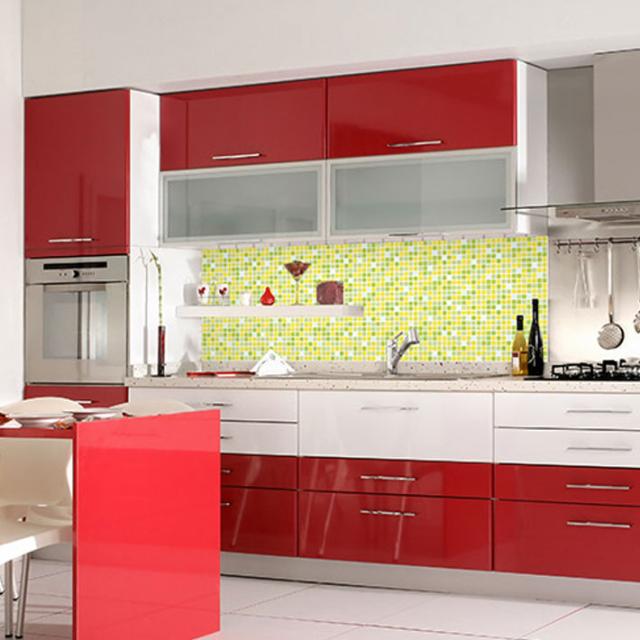 キッチン 壁紙 タイル のり付き タイル柄 壁紙 シール はがせる壁紙 リメイクシート 北欧 クロス 補修 防水