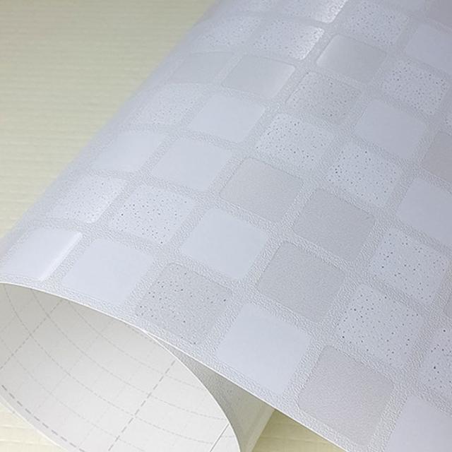 壁紙 はがせる シール のり付き レンガ 白