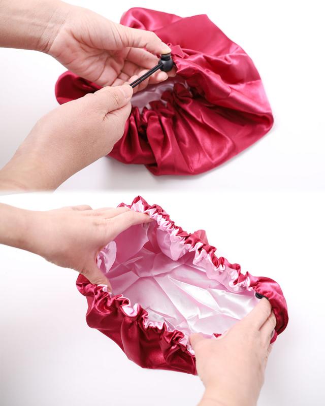 ナイトキャップ ロングヘア ヘアキャップ ルームキャップ ルームウエア ルームウェア ロング セミロング ヘアケア