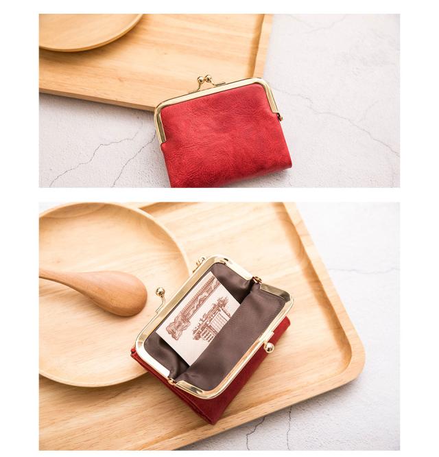 財布 レディース 二つ折り がま口 小さい レディース財布 二つ折 ミニ財布 かわいい がま口財布 2つ折りがま口財布