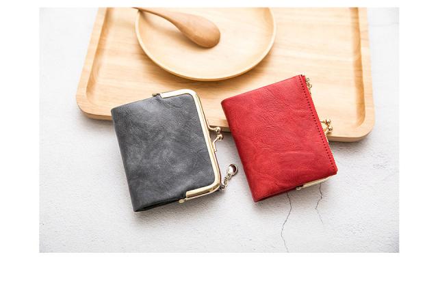 財布 レディース 二つ折り がま口 小さい レディース財布 二つ折 ミニ財布 かわいい がま口財布 2つ折りがま口財布