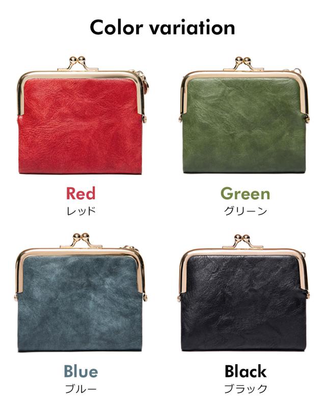 財布 レディース 二つ折り がま口 小さい レディース財布 二つ折 ミニ財布 かわいい がま口財布 2つ折りがま口財布