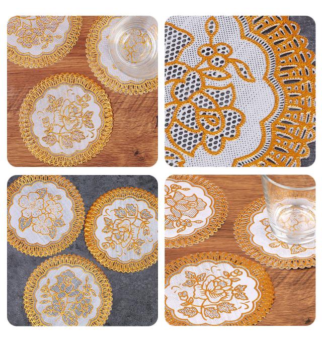 コースター おしゃれ 花柄 フラワー 北欧 かわいい