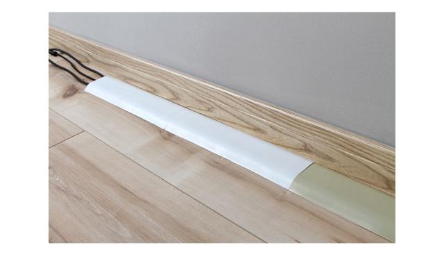 配線カバー おしゃれ 床 モール 壁 テレビ 配線モール ケーブルカバー 配線隠し 両面テープ フラットモール 配線 隠し ケーブル カバー