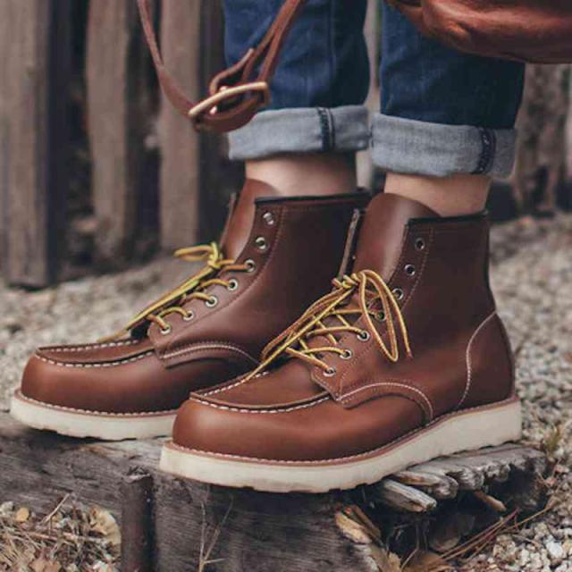 RED WING SHOES E 791 ワークブーツ（USA製/956/ワークブーツ/BRW/レザー）
