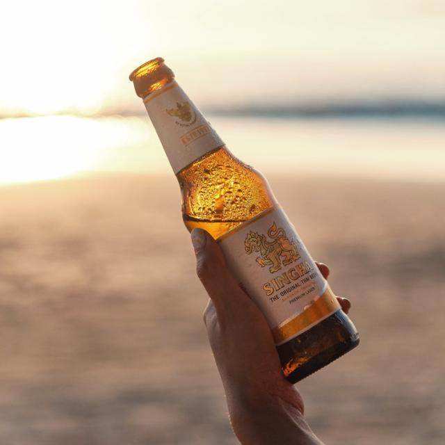 シンハー 瓶 330ml ラッピング付 SINGHA ビール 輸入ビール 1本