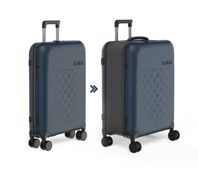 Rollink キャリーバッグ キャリーケース スーツケース フォーダブルスーツケース 80L 4輪 3.9kg 折りたたみ 折りたたみ式 軽量 スリム 薄型 省スペース ローリンク(代引不可)【送料無料】