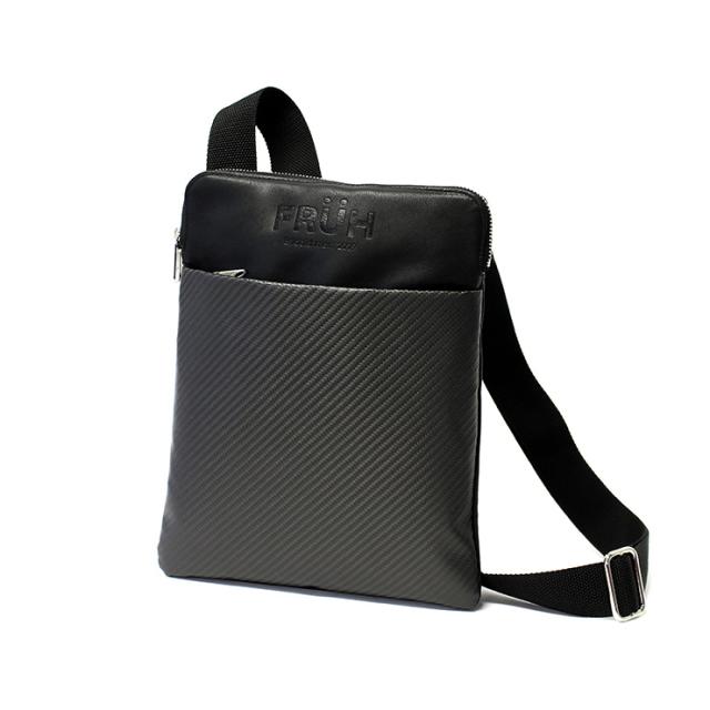 FRUH カーボン2つ折りウォレット GL27 日本製 カーボンシート 牛革