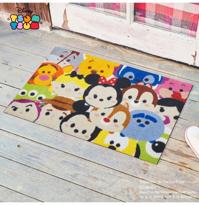 第1位獲得 Tsum Tsum ツムツム 50x75cm マット 玄関マット エントランスマット ディズニー キャラクター ミッキー かわいい カラフル 送 爆安セール Alimamiy Ru