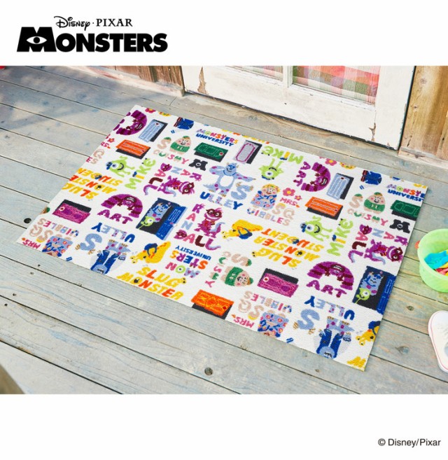 全国宅配無料 Monsters Inc モンスターズインク 75x1cm マット 玄関マット エントランスマット ディズニー キャラクター かわいい カラフル 魅力的な Nfsecurity Ca