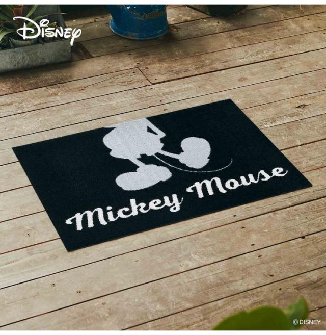 奇跡の再販 Mickey ミッキー シルエット グレー 50x75cm マット 玄関マット エントランスマット ディズニー シンプル おしゃれ モノクロ 値引 Carlavista Com