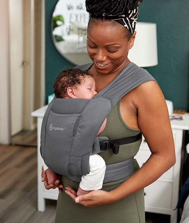 Ergobaby EBC EMBRACE Soft Air ウォッシュドブラック 抱っこひも