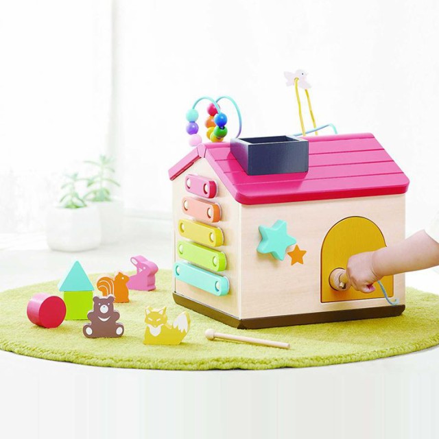 大人気大得価 エドインター PAY マーケット - リコメン堂ファッション館|商品ロットナンバー:496134419 森のあそび道具シリーズ 木製おもちゃ ようこそ!森のワクワクハウスの通販はau 大得価