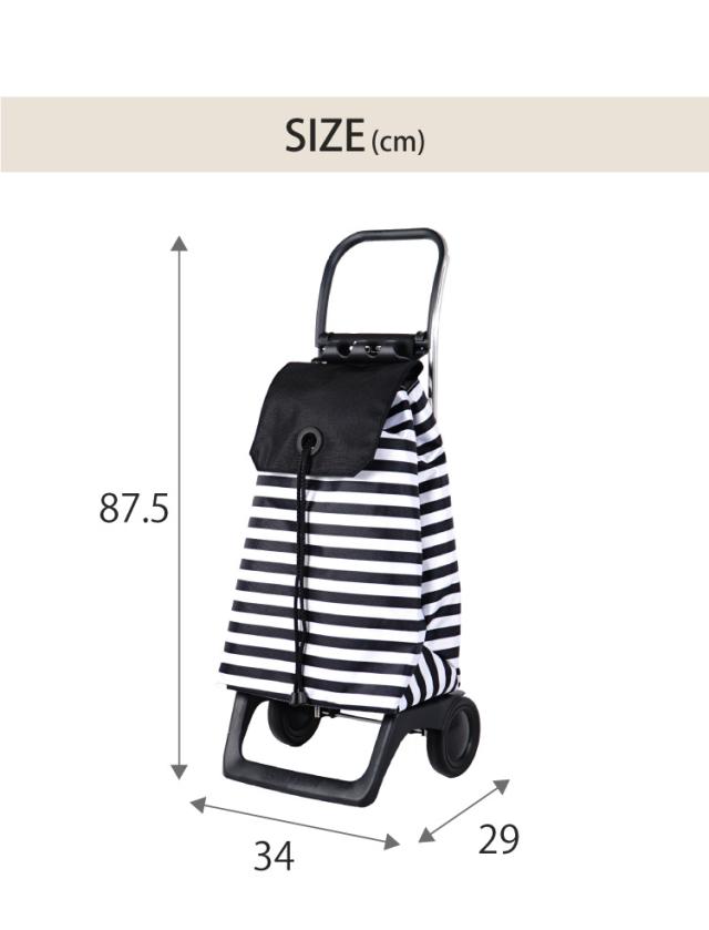 あっPぴち ROLSERロルサー ショッピングカートジョイ1500フック付 ロルサー ROLSER ショッピングカート BABY JOY モノトーン 2輪