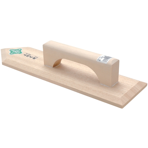 緑長・土間木鏝・390MM・大工道具・左官鏝・木鏝・DIYツールの画像