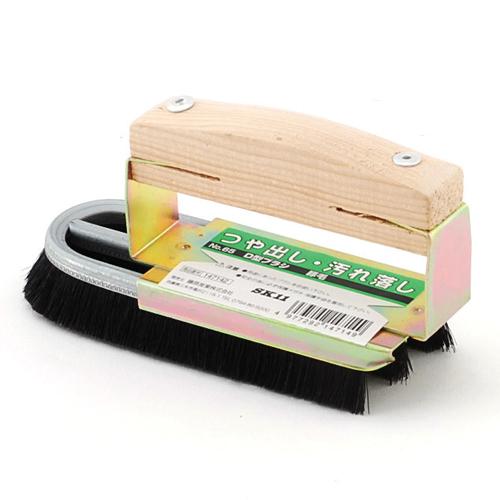 ＳＫ１１・Ｄ型ブラシ‐豚毛・NO.65・大工道具・砥石・ペーパー・竹ブラシ他・DIYツールの画像