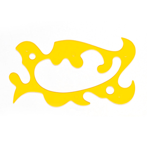 ドラパス・万能雲形定規‐大・14-314・大工道具・測定具・その他測定・製図1・DIYツールの画像