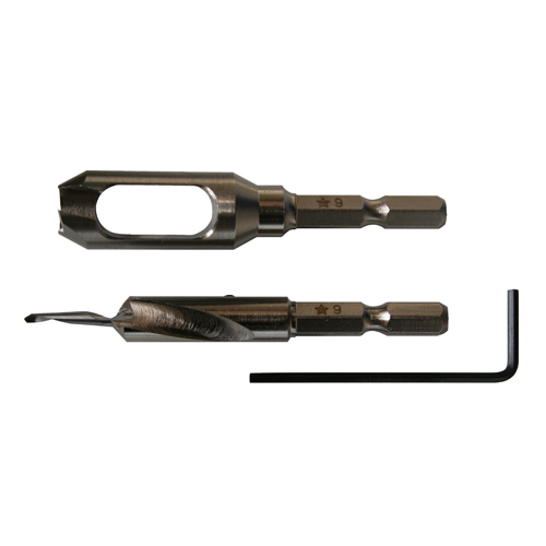 スターエム・皿取錐and埋木錐セット・3X8MM・先端工具・木工ドリル・スターエム製品３・DIYツールの画像