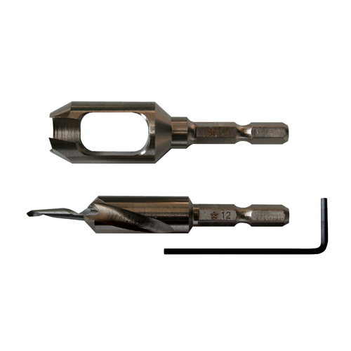 スターエム・皿取錐and埋木錐セット・4X10.5MM・先端工具・木工ドリル・スターエム製品３・DIYツールの画像