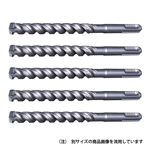 ミヤナガ・デルタゴンビット‐SDS・4.3X116MM‐5PCS・先端工具・コンクリートドリル・六角軸ビット・SDS・DIYツールの画像