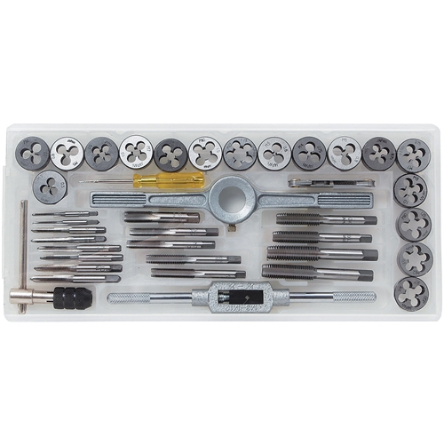 Ｅ−Ｖａｌｕｅ・タップダイスセット・EV-40TD‐40PCS・先端工具・鉄工ドリル・タップ・ダイス・DIYツールの画像