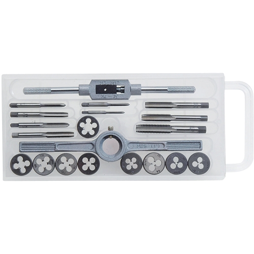 E−Value・タップダイスセット・EV-20TD‐20PCS・先端工具・鉄工ドリル・タップ・ダイス・DIYツールの画像