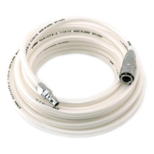 Ｅ−Ｖａｌｕｅ・ウレタンエアホース‐１０ｍ・EUH-10W・電動工具・エアーツール・エアーホース・DIYツールの画像