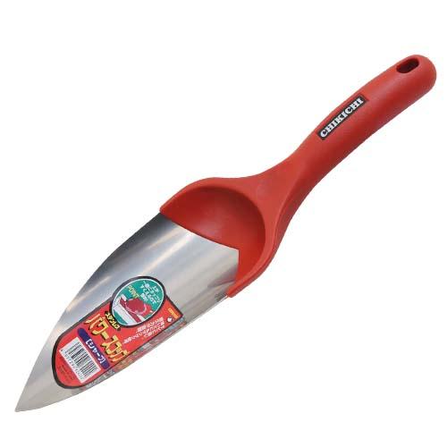 チキチ・ステンレスパワースコップ・ｼｬｰﾌﾟ・園芸道具・移植コテ・スコップ・DIYツールの画像