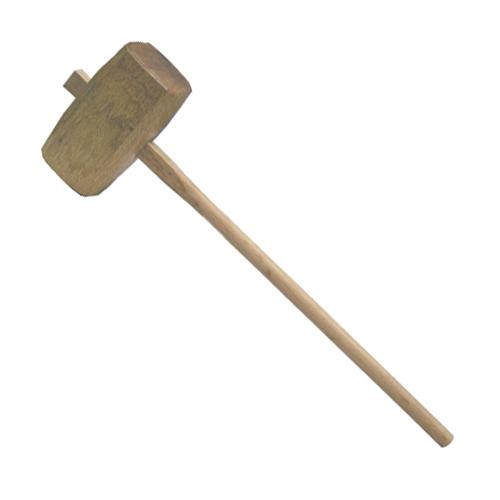 千吉‐金・掛矢・105MM・園芸道具・土農具・カケヤ・DIYツールの画像