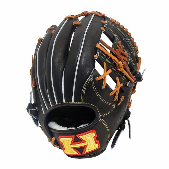 オレンジ ハイゴールド 野球 野球用品 グラブ袋付き Hi-Gold 黒の通販