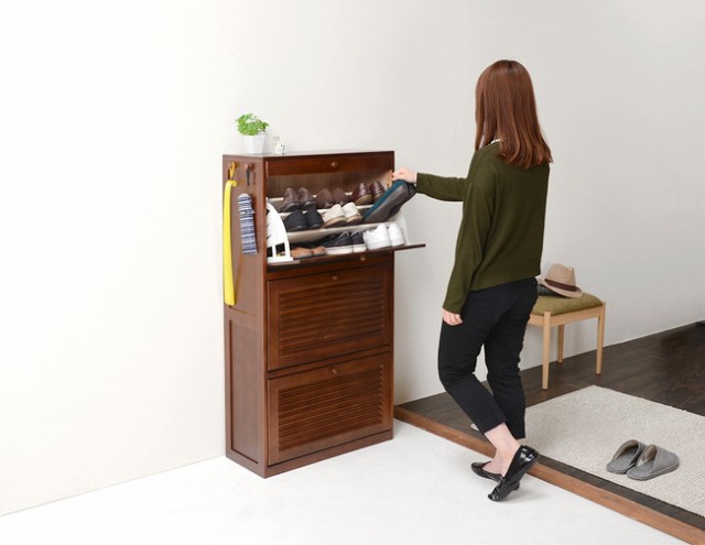 得価在庫あ 萩原 PAY マーケット - リコメン堂|商品ロットナンバー:297765559 MSS-6973BR シューズラック(代引不可)の通販はau 大人気限定SALE