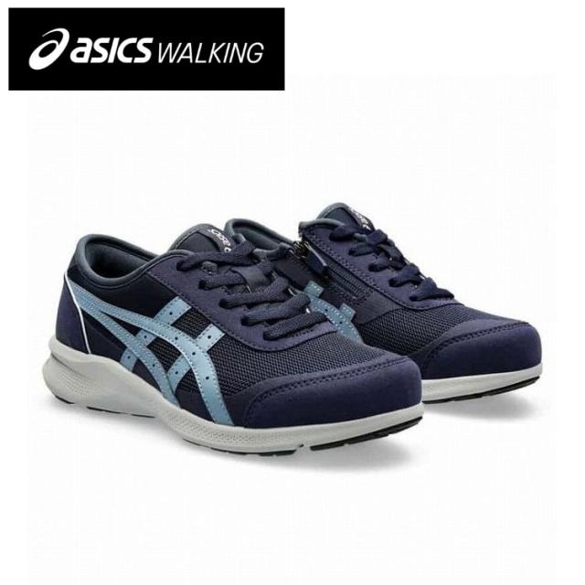 アシックス商事 HADASHIWALKER W066 NAVY BLUE/GREY BLUE 22.5cm 24AW シューズ アシックスウォーキング アウトドア ウォーキング ハダシウォーカー asics walking 1292A066【送料無料】