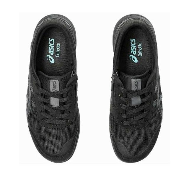 アシックス商事 HADASHIWALKER W066 BLACK/BLACK 24.5cm 24AW シューズ アシックスウォーキング アウトドア ウォーキング ハダシウォーカー asics walking 1292A066【送料無料】