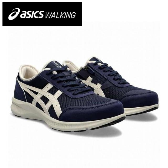 アシックス商事 HADASHIWALKER M056 NAVY BLUE/LIGHT BEIGE 27.5cm 24AW シューズ アシックスウォーキング アウトドア ウォーキング ハダシウォーカー asics walking 1291A056【送料無料】