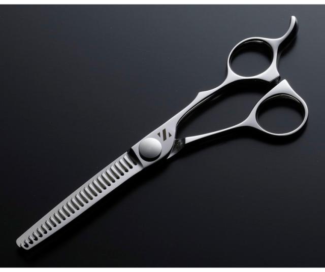 燕三条の髪はさみ シゲル工業 美容師のスキばさみ 16.4cm 桐箱入り 家庭用 セルフカット 本格仕様 スキはさみ スキ鋏 散髪はさみ 子ども ヘアカット 日本製 国産 プレゼント ギフト(代引不可)【送料無料】