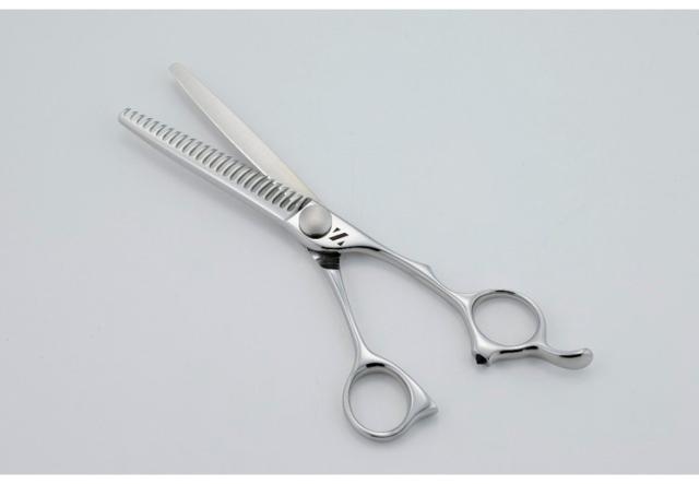 燕三条の髪はさみ シゲル工業 美容師のスキばさみ 16.4cm 桐箱入り 家庭用 セルフカット 本格仕様 スキはさみ スキ鋏 散髪はさみ 子ども ヘアカット 日本製 国産 プレゼント ギフト(代引不可)【送料無料】